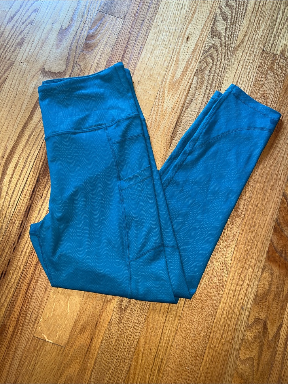 High-Waist Teal Performance Leggings